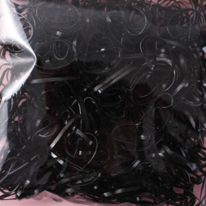 Black Bagged Hair Ties -1166 - Image 3