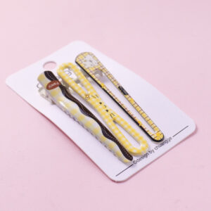 Happy Dog Acrylic Hair Clip3pcs - Image 2