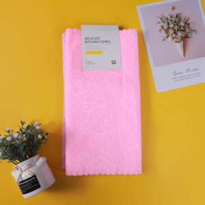 Embossed cleaning towel 2pcs-30x60 - Image 1