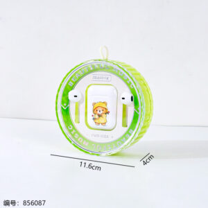 TWS-12K Bluetooth Earbuds (Round Case) - Image 3