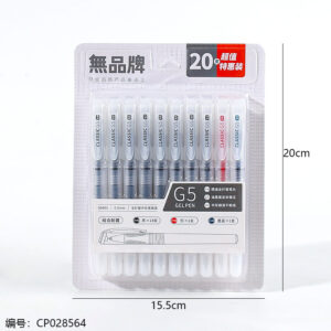 Needle tube 20pcs gel pen-5001 (1*12) - Image 3