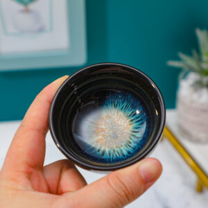 Sand gold ceramic tea cup 150ml - Image 2