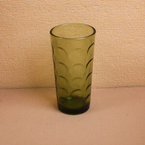 Polka dots glass green 200ml-129-D-C - Image 1