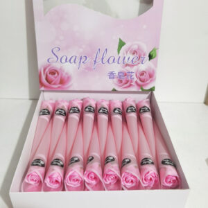 Single rose soap flower - Image 1
