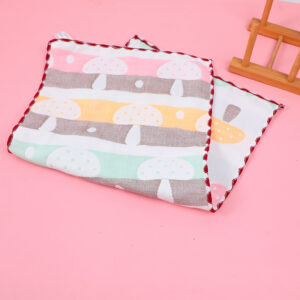 Colorful Mushroom Gauze Children's Towel 25*50 - Image 1