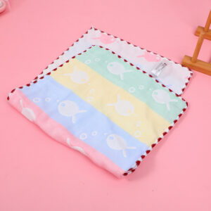 Bubble Fish Gauze Children's Towel 25*50 - Image 1