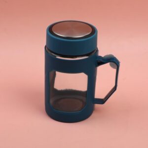 Insulated Handle Glass Mug 450ml - Image 1