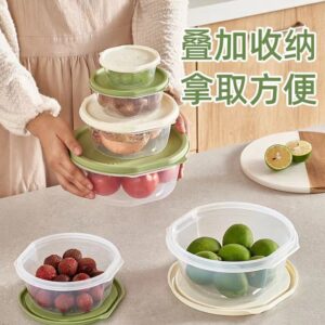 Round fresh-keeping box 3pcs set-6670-3 - Image 3
