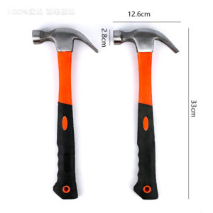 Long Fiber Rubber Handle Ram's Hammer/Inside Box 12pcs - Image 1