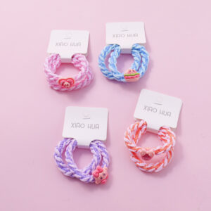 Hamburger Kids Hair Ties 2pcs - Image 1