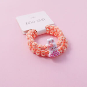 Strawberry Bear Kids Hair Ties 2pcs - Image 3