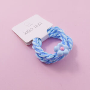 Strawberry Bunny Kids Hair Ties 2pcs - Image 3