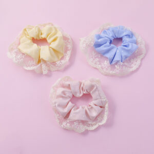 Lace Bow Scrunchie - Image 1