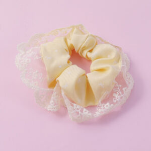 Lace Bow Scrunchie - Image 3