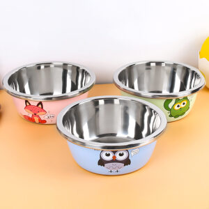 24cm Macaron Decal Non-Magnetic Mixing Bowl - Image 1