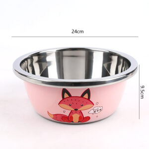 24cm Macaron Decal Non-Magnetic Mixing Bowl - Image 2