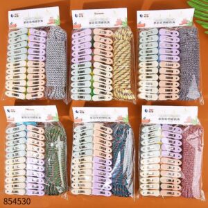 702+ Thick Clothes Drying Rope + Clothespins - Image 2