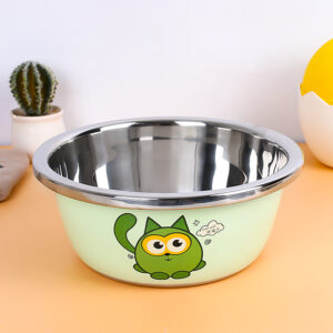 26cm Macaron Decal Non-Magnetic Mixing Bowl - Image 2