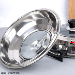 34cm Non-Magnetic Visible Elegant Pot Lid / Standing Handle - Image 2