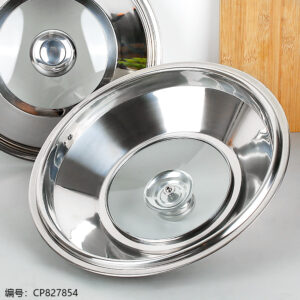 T-Type Non-Magnetic Visible Pot Lid 32cm - Image 3
