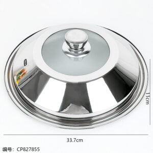 T-Type Non-Magnetic Visible Pot Lid 34cm - Image 2