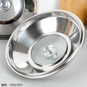 T-Type Non-Magnetic Visible Pot Lid 34cm - Image 3
