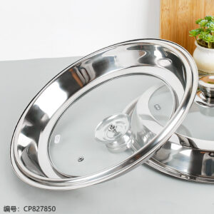 32cm Elegant Steel Ball Fully Visible Pot Lid - Image 2