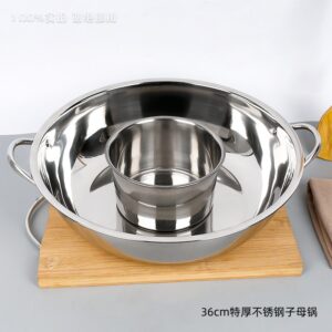 36cm Extra-Thick Stainless Steel Nested Pot - Image 1