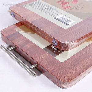 40*30 Ebony Wood Patchwork Chopping Board - Image 2