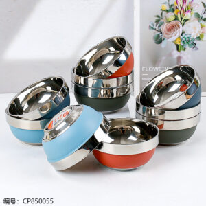 Colorful 12cm Hong Kong style Platinum Bowl (304) - Image 2