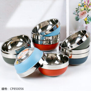 Multi-color 13cm white gold bowl 304 - Image 2