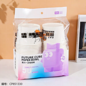 8885 Disposable bowl 600ml/50 pieces - Image 1