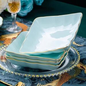 7-inch Floral Edge Square Plate - Image 1