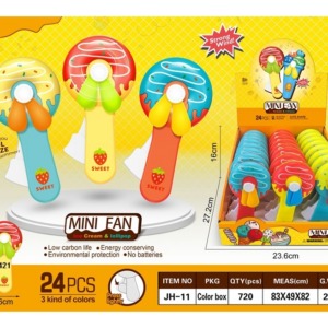 Donut Hand-pressed Small Fan JH-11 - Image 1