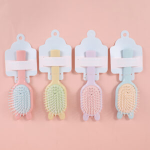 Candy color airbag comb with rabbit ears - Image 1