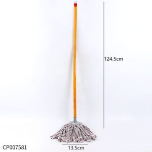 Large Round Hollow Cotton Mop - Image 1