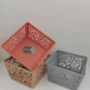 8244 square plastic storage basket - Image 2