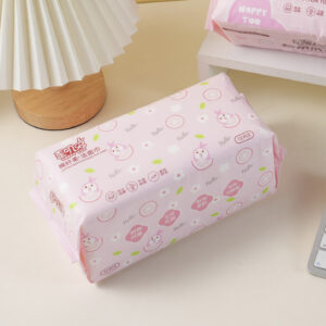 Rabbit Cotton-Soft Flat Facial Tissue 72 Sheets - Image 2