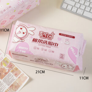 Rabbit Cotton-Soft Facial Tissue 72 Sheets - Image 3
