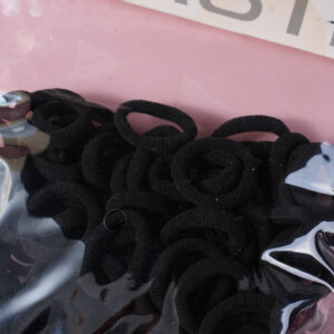Black Soft-Pack Scrunchies with Blister Card -1167 - Image 3