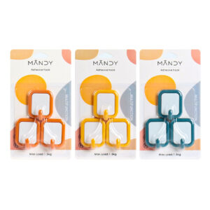 M-00417 Self adhesive hook 3pcs - Image 1