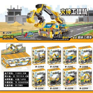 b-229 Huoshen engineering team building blocks - Image 2