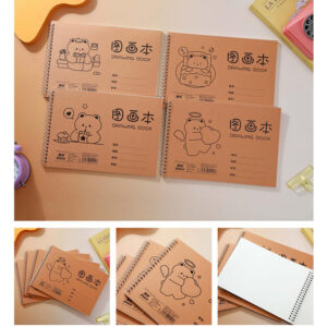 Bear Daily Life Cowhide Coil Picture Book 2011-1 30 sheets - Image 1