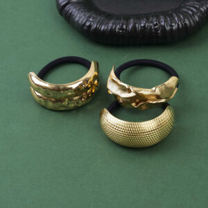 Golden Fashion Hair Tie - 13 - Image 1