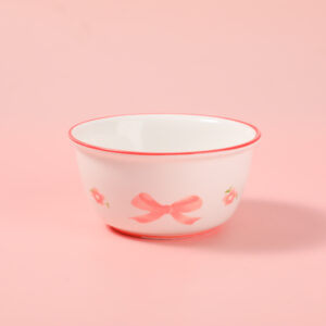 Pink Cherry Series - 4.5-inch Ceramic Bowl - Image 1