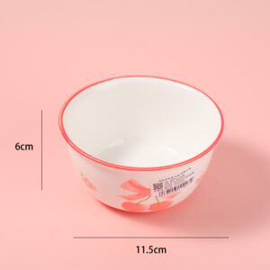 Pink Cherry Series - 4.5-inch Ceramic Bowl - Image 2