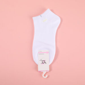 Special Offer-Letter Embroidered Solid Color Women's Ankle Socks - Image 2