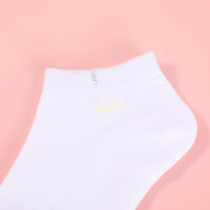 Special Offer-Letter Embroidered Solid Color Women's Ankle Socks - Image 3