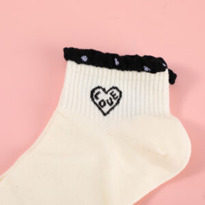 Special Offer-Stripe Embroidered Women's Ankle Socks-16 - Image 3