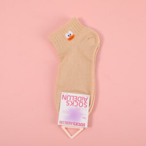 Special Offer-Solid Color Cartoon Embroidered Women's Ankle Socks-48 - Image 2